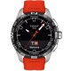 Christies Jewellery - Tissot T-Touch Connect Solar 47.5mm T1214204705101 Auckland NZ Tissot T-Touch Connect Solar 47.5mm T1214204705101 T121.420.47.051.01 Tissot Watches NZ | | with Titanium case and red Silicon strap