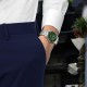 Tissot Le Locle Powermatic 80 Swiss T0064071109300 by Tissot Watches NZ | Green Tissot Le Locle Powermatic 80 with a guilloche dial, Roman numerals, date window, polished stainless-steel bracelet.