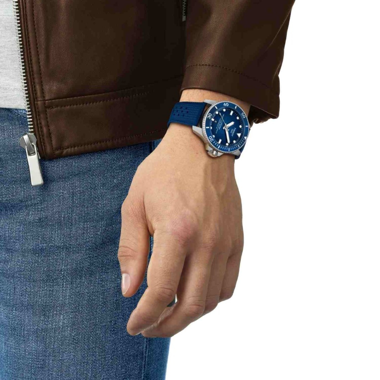 Tissot Seastar 2000 Professional Powermatic 80 Blue Dial Watch
