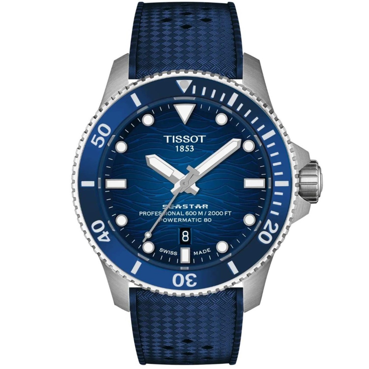 Tissot Seastar 2000 Professional Powermatic 80 Blue Dial Watch