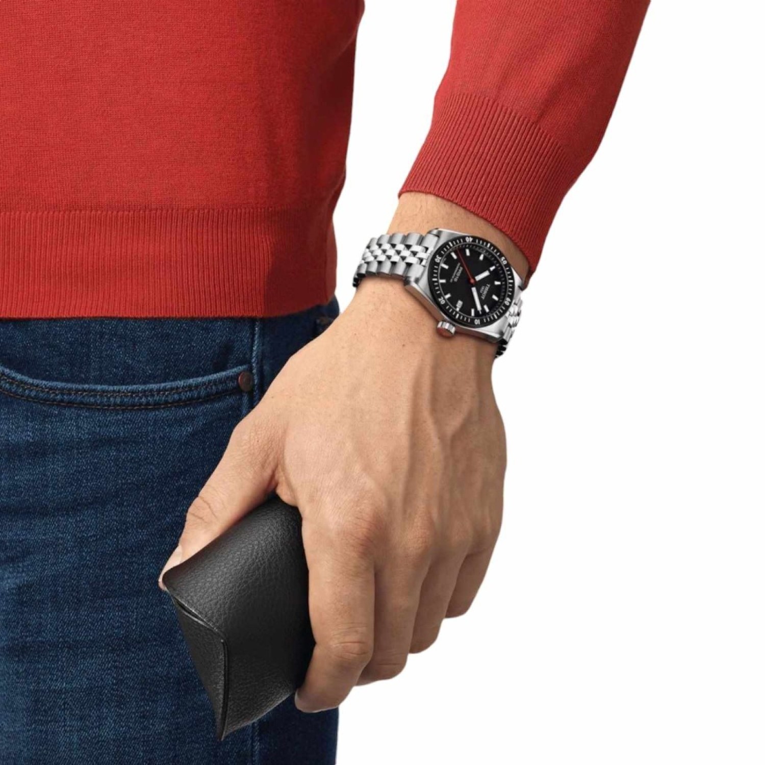 Christies Jewellery - Tissot PR516 Black Dial Powermatic 80 Watch T1494071105100 Tissot PR516 Black Dial Powermatic 80 T1494071105100 with stainless steel casing and black dial
