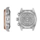 Tissot PRS 516 Bi-Tone Chronograph Watch T1494172205101 by Tissot Watches NZ | Bi-tone Tissot PRS 516 chronograph watch with a black dial, rose gold accents, three sub-dials, and a stainless steel and rose gold bracelet. The tachymeter scale and sleek des