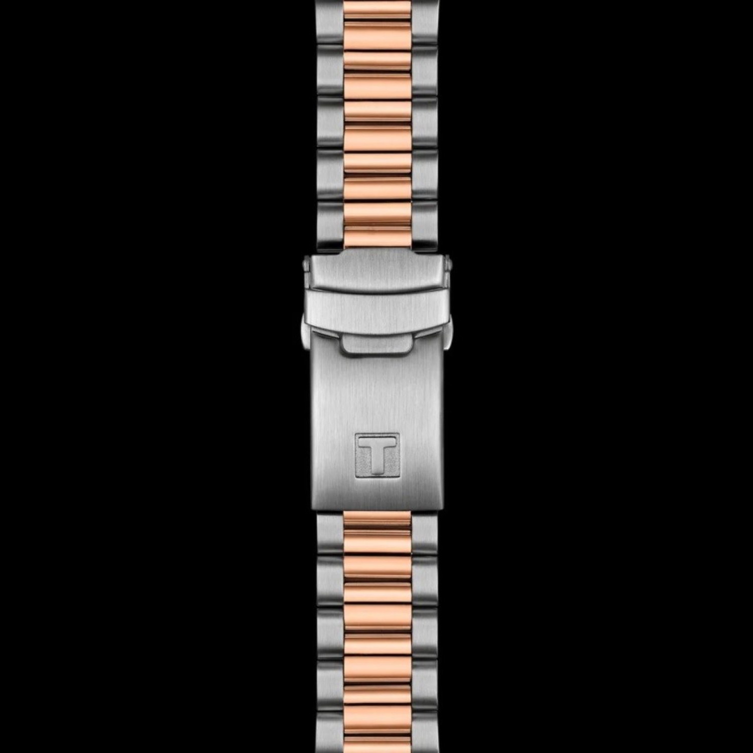 Tissot PRS 516 Bi-Tone Chronograph Watch T1494172205101 – Tissot Watches NZ Tissot PRS 516 Bi-Tone Chronograph Watch T1494172205101 by Tissot Watches NZ | Bi-tone Tissot PRS 516 chronograph watch with a black dial, rose gold accents, three sub-dials, and a stainless steel and rose gold bracelet. The tachymeter scale and sleek des