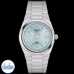 Tissot PRX Powermatic 80 35MM Ice Blue T1372071135100 Tissot PRX Powermatic 80 35MM Ice Blue T1372071135100
