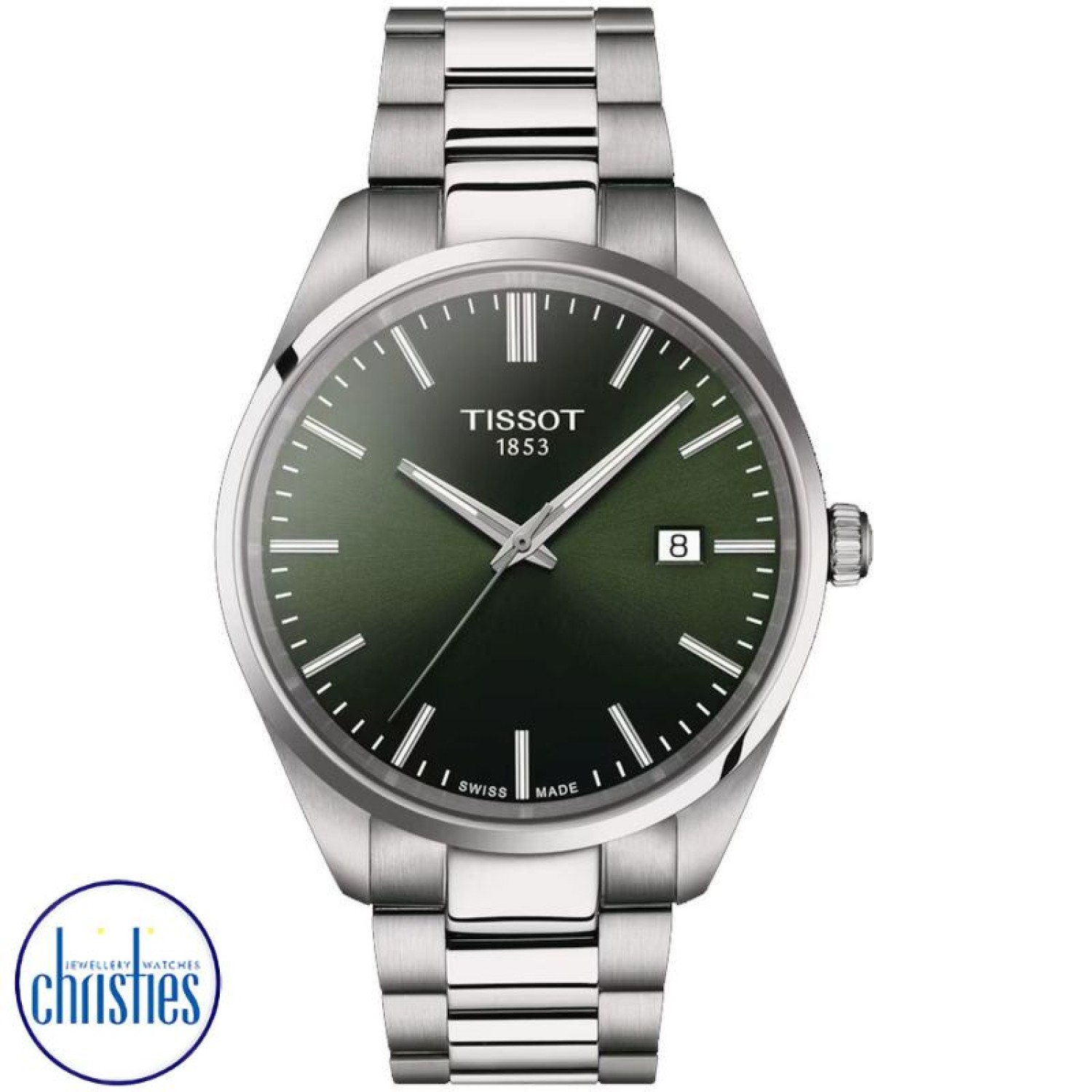 Christies Jewellery - Tissot PR100 Green Dial Watch T1504101109100 Watches Auckland NZ Tissot PR100 Green Dial Watch T1504101109100 Tissot Watches NZ