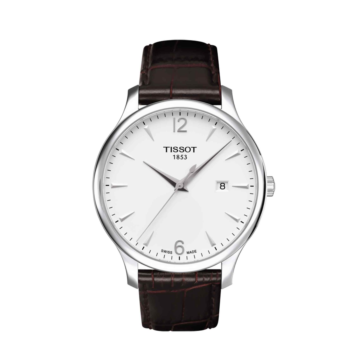 TISSOT T-Classic Tradition  T063.610.16.037.00. The Tissot Tradition family gives ultra-modern watchmaking a justified hint of nostalgia, giving today’s technology a vintage-style design signature. High-tech operation is perfectly balanced with c