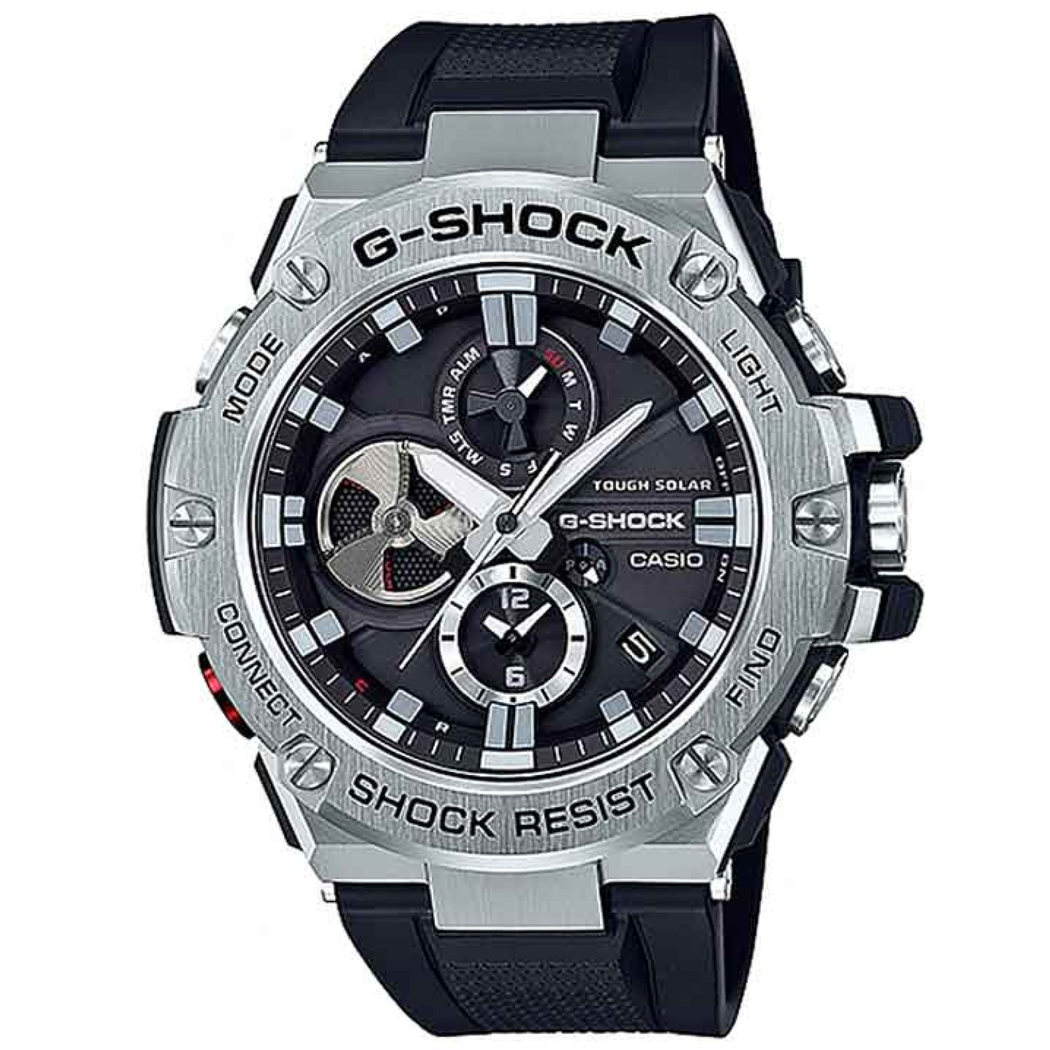 GSTB100-1A G-Shock G-STEEL Smartphone Link Tough Solar Watch GST-B100-1A - seiko presage nz GSTB100-1A G-Shock G-STEEL Smartphone Link Tough Solar Watch. From G-SHOCK, the watch that always strives for toughness, the first G-STEEL lineup models to offer chronograph performance in analog format. Though all the dials of these models are analog, th
