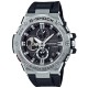GSTB100-1A G-Shock G-STEEL Smartphone Link Tough Solar Watch. From G-SHOCK, the watch that always strives for toughness, the first G-STEEL lineup models to offer chronograph performance in analog format. Though all the dials of these models are analog, th