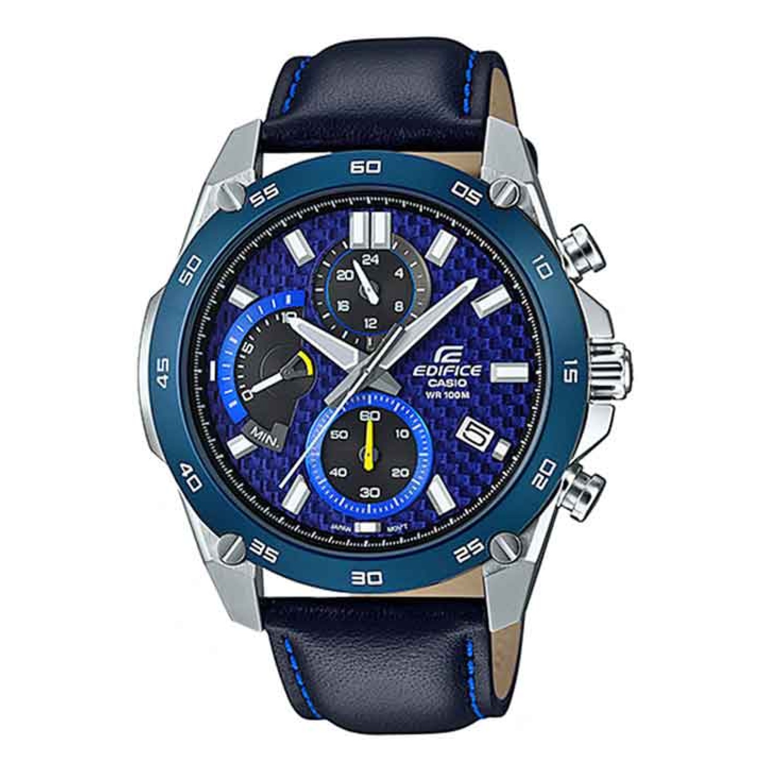 EFR557BL-2A  Casio Edifice Racing Series. Oxipay is simply the easier way to pay - use Oxipay and well spread your payment up to a maximum of $1500 over 4 easy instalments. No interest. Ever! 2 Year Casio Guarantee which is only available at authorised Ne