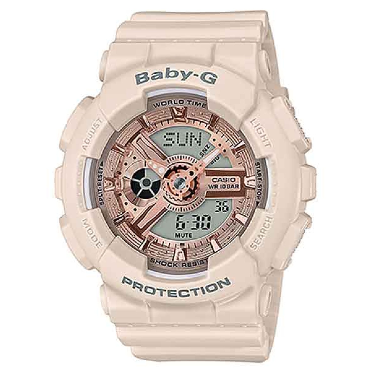 BA110CP-4A Casio BabY-G Pink Beige Series Watch.casio watches nz sale $279.00