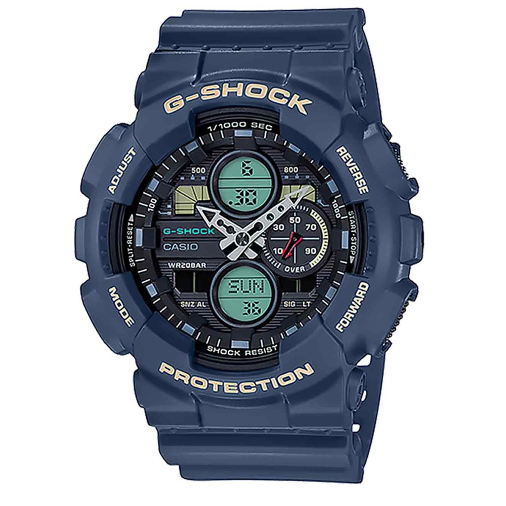 cara setting g shock analog digital