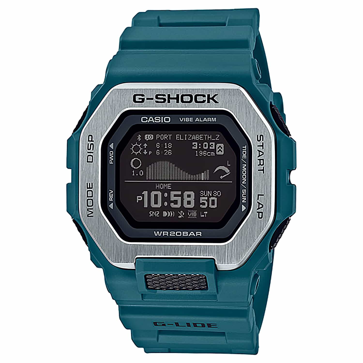 GBX100-2 G-Shock G-LIDE Bluetooth Watch. These new models (May 2020) are the latest additions to the G-LIDE lineup of G-SHOCK sports watches, which are a favourite choice among the worlds top surfers.The  GBX100 models come with the ability to display inf