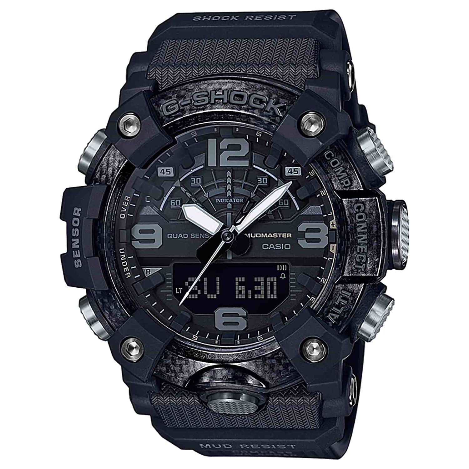 GGB100-1B G-SHOCK Mudmaster Master of G Blackout GG-B100-1B GGB100-1B G-SHOCK Mudmaster Master of G Blackout. This is the latest model from MASTER OF G, the G-SHOCK series of watches designed and engineered for use by those whose work takes them into extreme environments scattered with rubble, dirt, and debris. Th