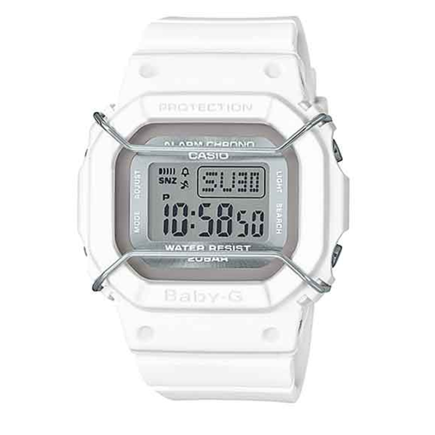 BGD501UM-7 BabY-G. Here are some new urban clear colour variations on the traditional digital with face protector look that has defined the BABY-G from the very beginning. The matte finish of the coloring combines with the metal protector @christies.onlin