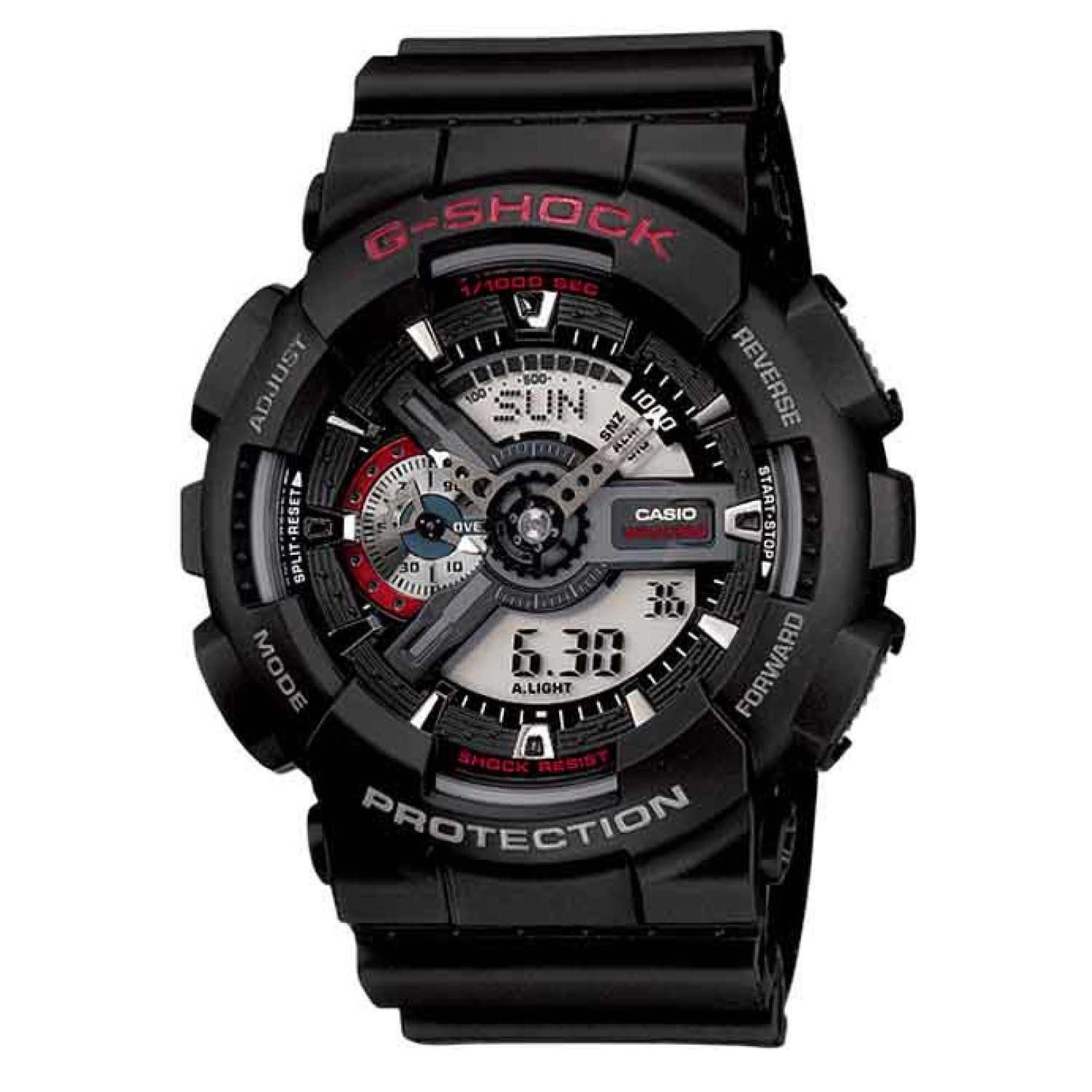 GA110-1A G-Shock X-Large Ana-Digi GA-110-1A - BLACK FRIDAY SALES NZ GA110-1A G-Shock X-Large Ana-Digi. Based on the new X-Large Ana-Digi, GA100, the GA110 colours it in with all over hyper coloring. Even the LCD and button are color matched, but don’t let the colours fool you into thinking these are some toy watches. G-Sh