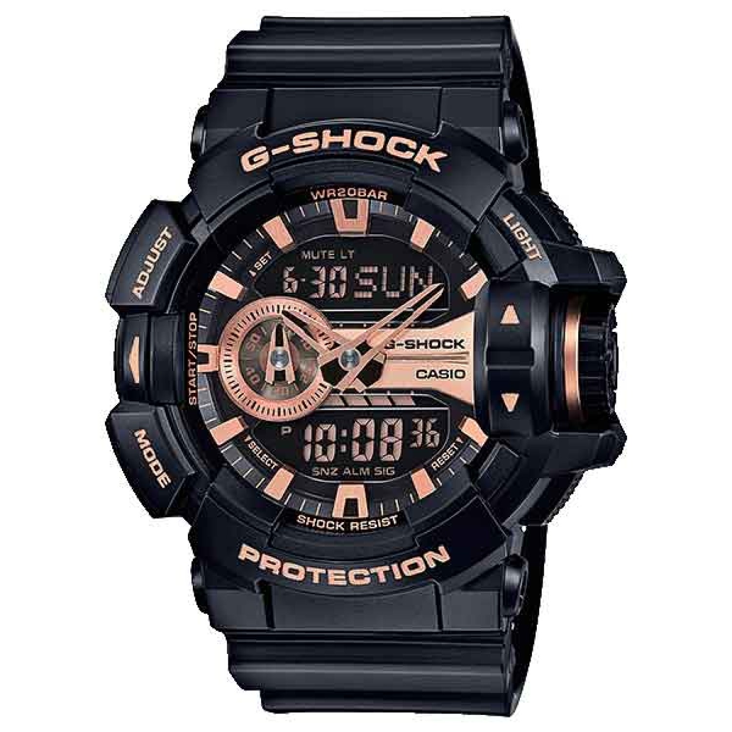 GA400GB-1A4 G-SHOCK Black and Rose GA400GB-1A4 g-shock nz afterpay GA400GB-1A4 G-SHOCK Black and Rose.casio watches nz sale $319.00