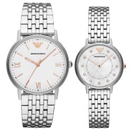 AR80014 Emporio Armani Mens and Ladies Matching Gift Set