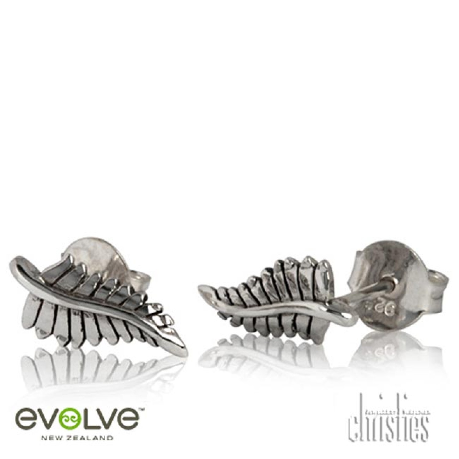 Evolve Forever Fern Studs. Evolves stunning Forever Fern Studs are a symbol of all that we treasure, celebrating eternal pride and admiration. Crafted in Sterling Silver Christies exclusive 5 year guarantee Stud Fitting Oxipay is simply the easie @christi