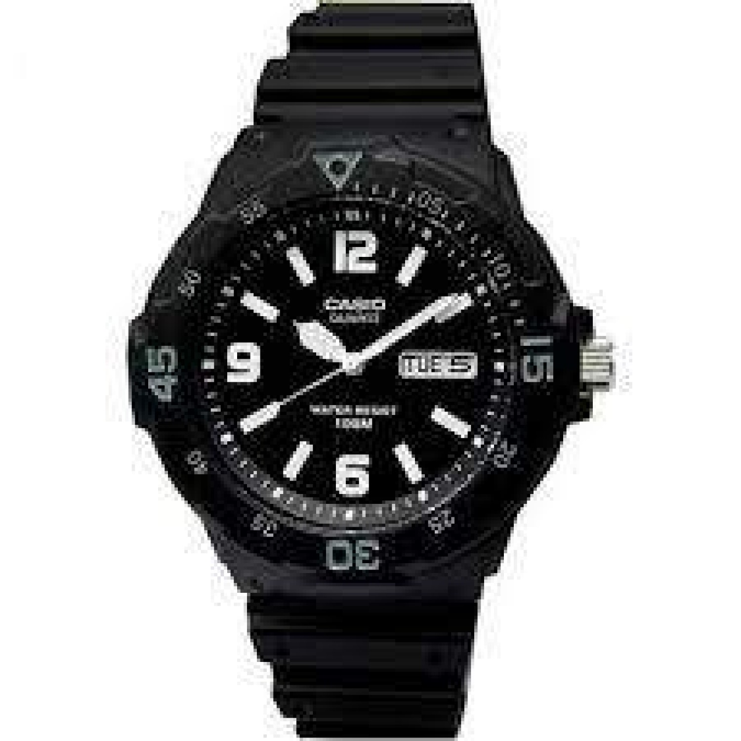 MRW200H-1B2 Casio 100 Metres Watch. If youre searching to buy  a classic diver-look watch, look no further than the MRW200 from Casio.  Its 44.6mm face and large indexes provide at-a-glance information. Couple this with a bi-directional rotating @christie