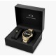 AX7124SET  A|X Armani Exchange Hampton Black Dial Quartz Watch With Bracelet  Gift Set AX Watches NZ