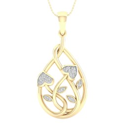 9ct Gold Diamond Tree of Life Pendant PF13472