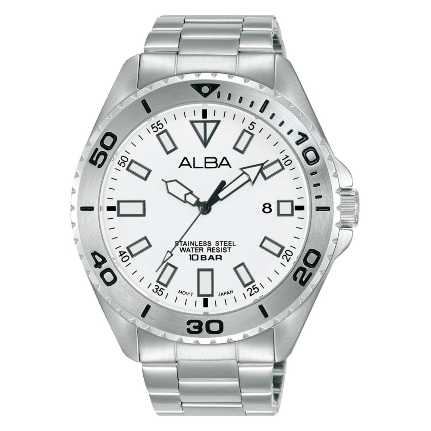 AS9Q45X ALBA WORKMAN SPORTS STAINLESS STEEL WATCH. Alba AS9Q45X is an elegant and stylish mens analog watch that combines classic design with modern technology.