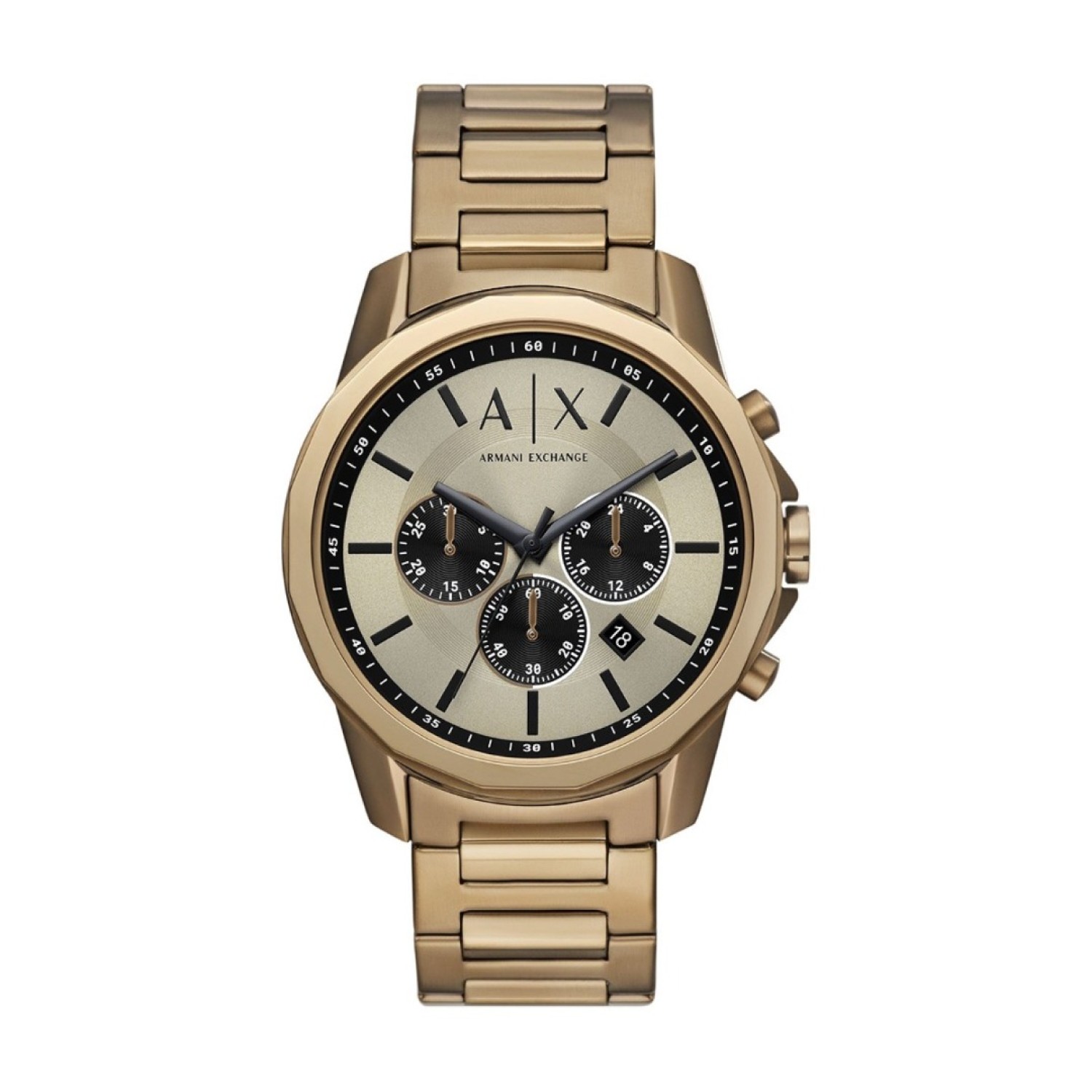 AX1739 A|X Armani Exchange Chronograph Bronze -Tone Stainless Steel Watch. Afterpay - Split your purchase into 4 instalments - Pay for your purchase over 4 instalments, due every two weeks.