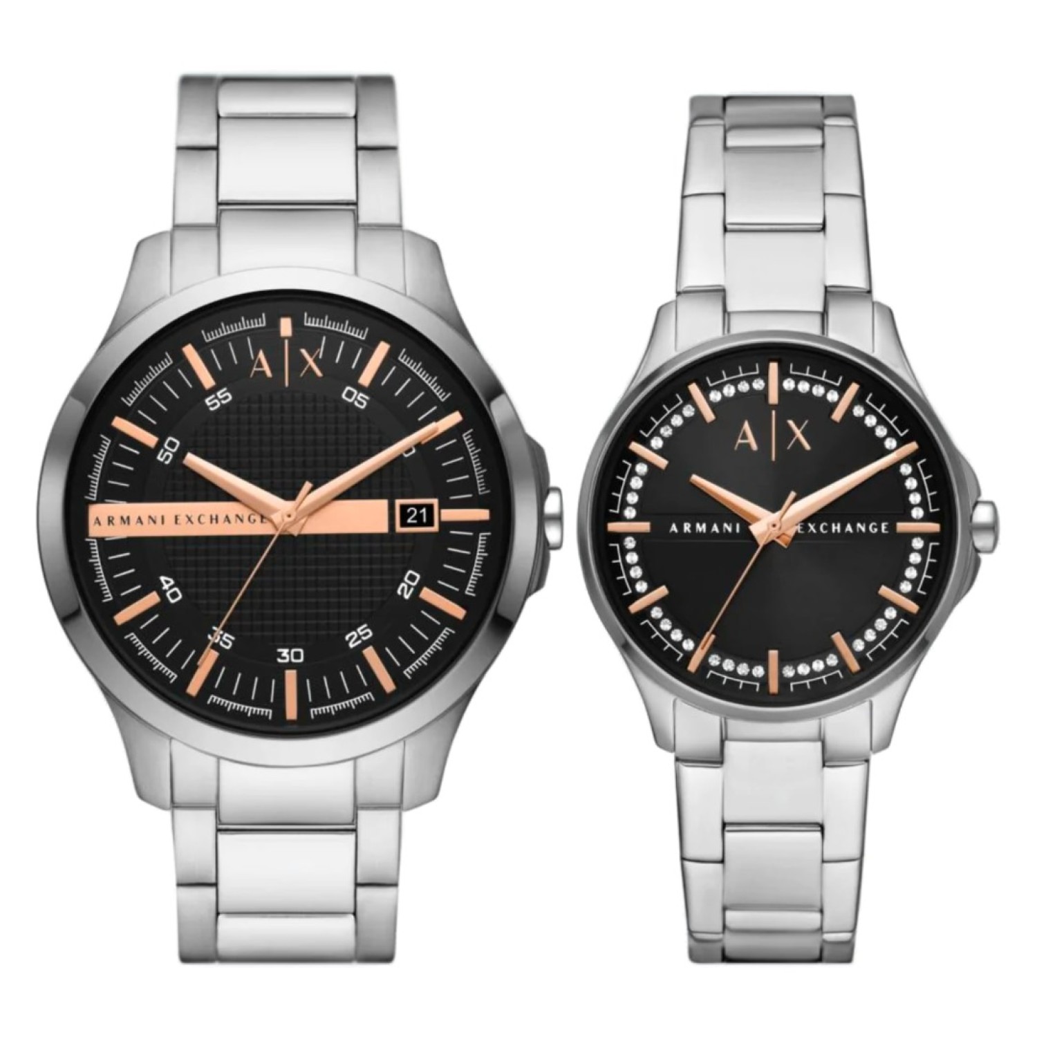 AX7132SET A|X Armani Exchange Couples Watch Set. AX7132SET A|X Armani Exchange Three-Hand Couples Watch SetAfterpay - Split your purchase into 4 instalments - Pay for your purchase over 4 instalments, due every two weeks.