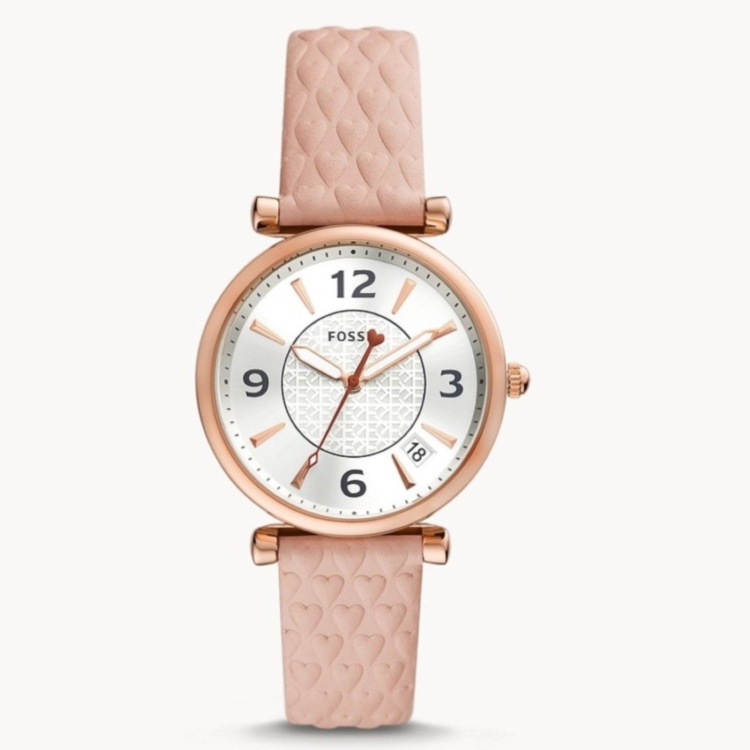 ES5269 Fossil Carlie Three-Hand Date Blush Leather Watch. unique engagement rings nz   The ES5269 Fossil Carlie Watch is an elegant timepiece with sophistication and style.