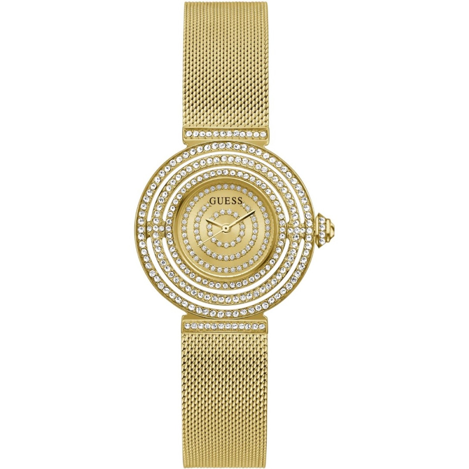 GW0550L2  Guess Dream Gold -Tone Mesh Womans Watch.   Afterpay - Split your purchase into 4 instalments - Pay for your purchase over 4 instalments, due every two weeks.