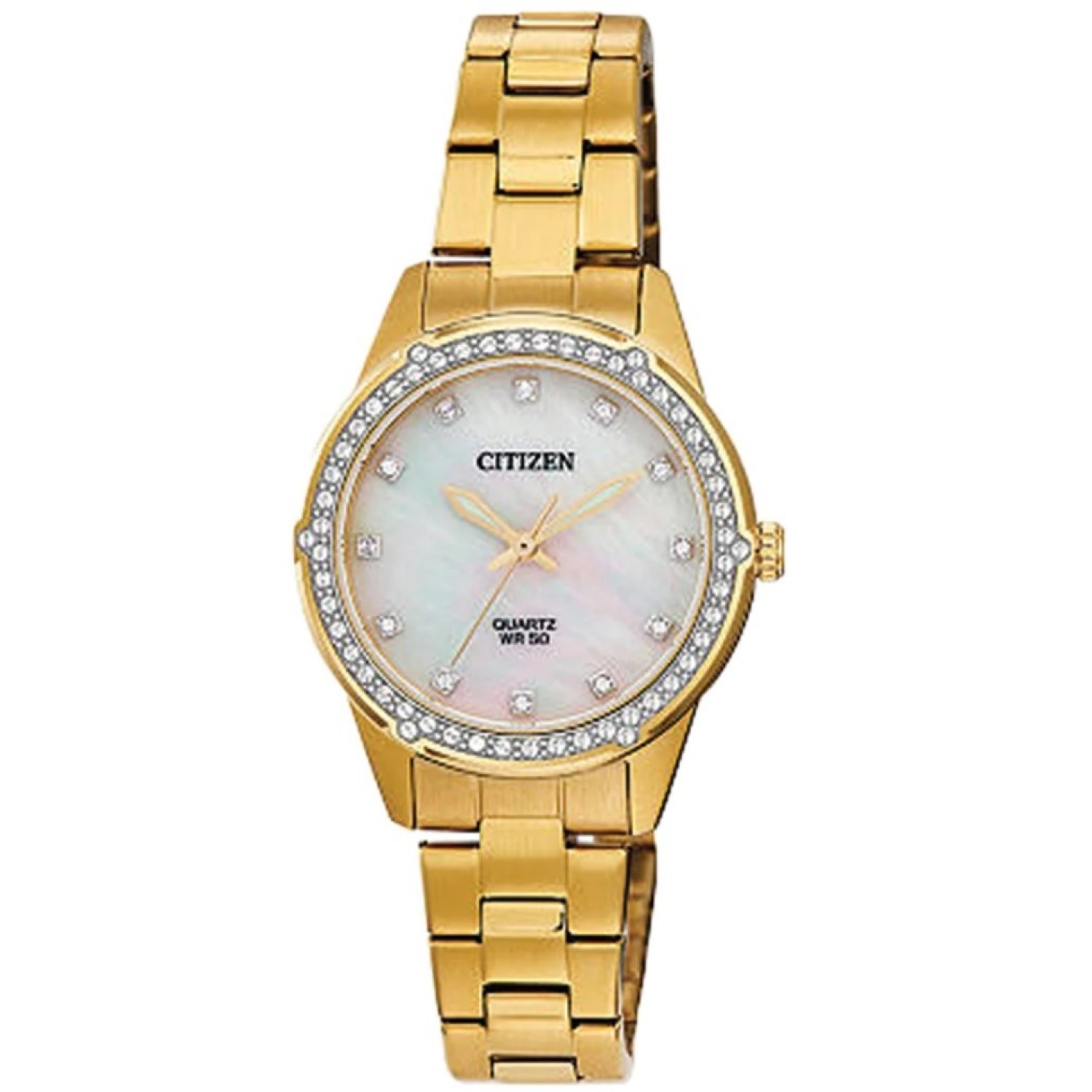 ER0222 -56D Citizen Gold- Tone Quartz Dress Stainless Steel Watch  Watches NZ