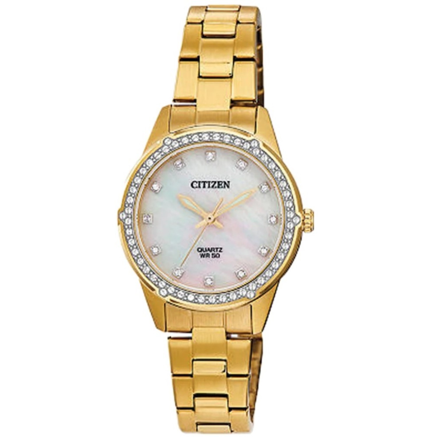 Christies Jewellery - ER0222-56D Citizen Gold- Tone Quartz Dress Stainless Steel Watch Watches NZ ER0222 -56D Citizen Gold- Tone Quartz Dress Stainless Steel Watch Watches NZ