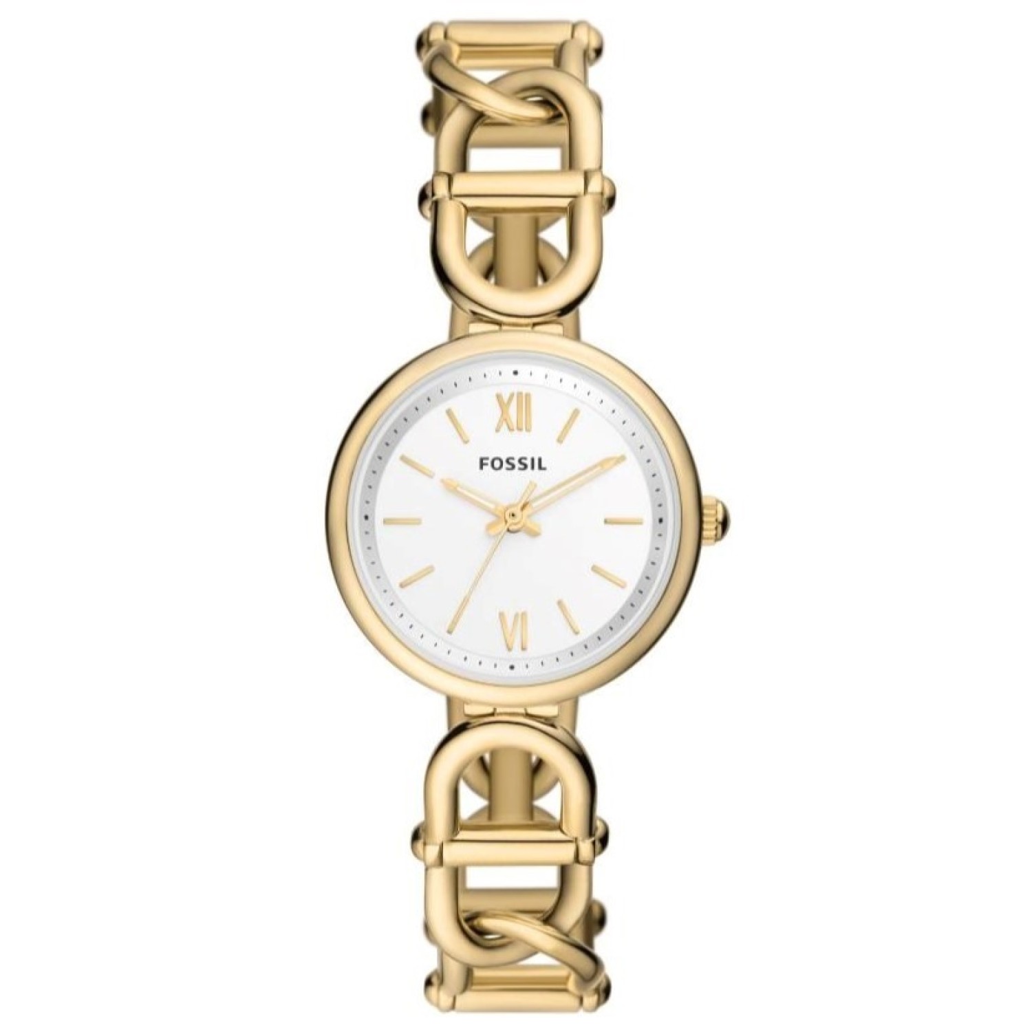 ES5272 Fossil Carlie Three-Hand Gold-Tone Stainless Steel Watch 