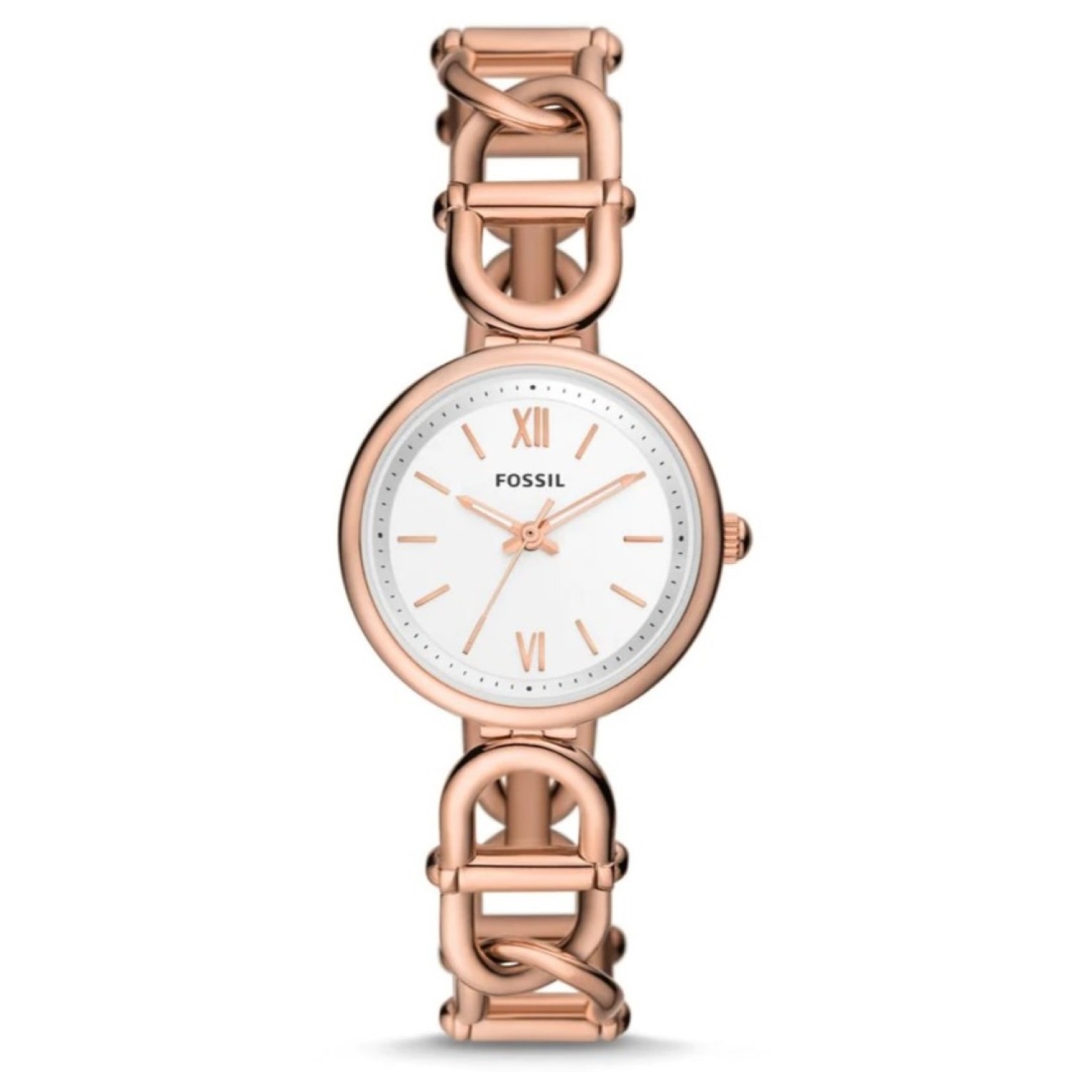 Christies Jewellery - ES5293 Fossil FB-01 Rose-Gold Tone Three-Hand Date Gray Silicone Watch ES5293 Fossil FB-01 Rose-Gold Tone Three-Hand Date Gray Silicone Watch