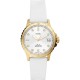 Christies Jewellery - ES5286 Fossil FB-01 Three-Hand Date White Silicone Watch ES5286 Fossil FB-01 Three-Hand Date White Silicone Watch