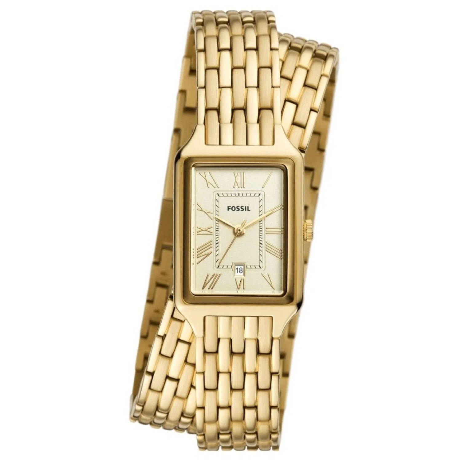 Christies Jewellery - ES5302 Raquel Three-Hand Date Gold-Tone Stainless Steel Watch Watches NZ ES5302 Raquel Three-Hand Date Gold-Tone Stainless Steel Watch ES5080 Watches NZ