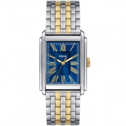 FS6010 Fossil Carraway Three-Hand Two-Tone Stainless Steel Watch