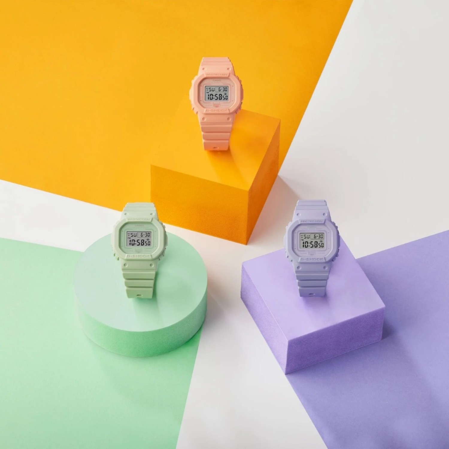Christies Jewellery - GMDS5600BA-4D G-SHOCK DIGITAL PASTEL ORANGE WATCH Watches NZ GMDS5600BA-4D G-SHOCK DIGITAL PASTEL ORANGE WATCH G-Shock Watches NZ