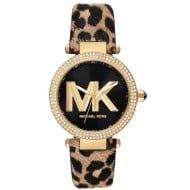  MK4723 MICHAEL KORS PARKER ANIMAL PRINT LEATHER WATCH
