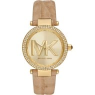  MK4725 MICHAEL KORS PARKER GOLD-TONE LEATHER WATCH