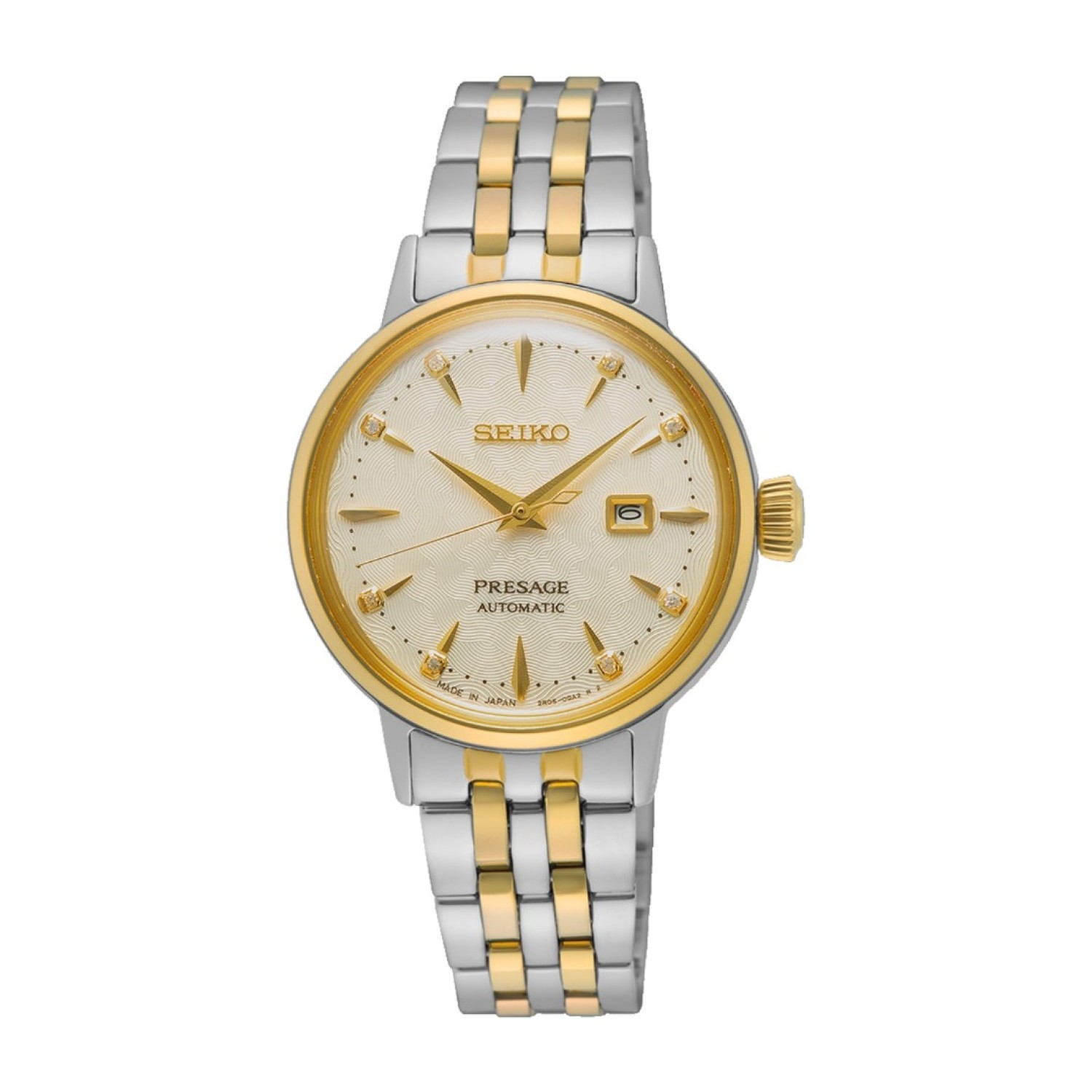 Christies Jewellery - SRE010J Seiko Presage Ladies Automatic Watch SRE010J Seiko Presage Ladies Automatic Watch. The Seiko SRE010J Presage is a luxurious and elegant timepiece that is designed specifically for women.