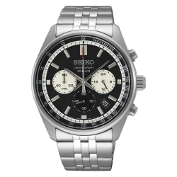 SSB429P Seiko Gents Chronograph Quartz Black Dial Watch