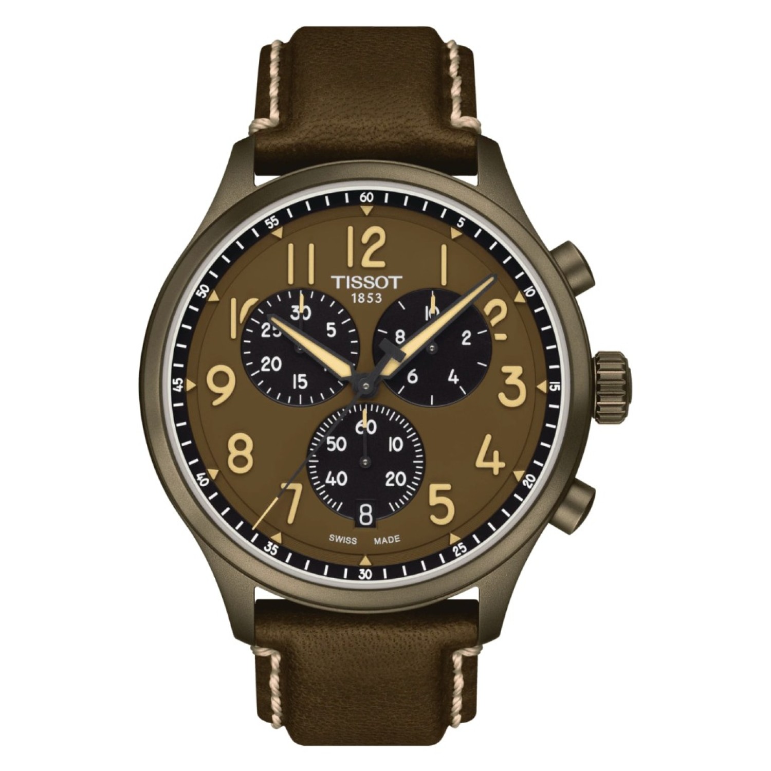 TISSOT Chrono XL T1166173609200 TISSOT Chrono XL T1166173609200. This sporty chronograph offers one of the largest cases in the entire Tissot collection, as well as Swiss technology at an unbeatable price!