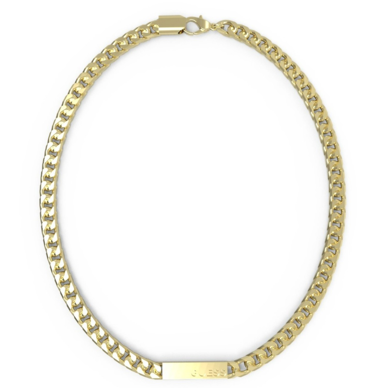 Christies Jewellery - UXN03005JWBLUTU GUESS Mens Diamond-Cut Chain UXN03005JWBLUTU GUESS Mens Diamond-Cut Chain In Gold UXN03005JWYGTU