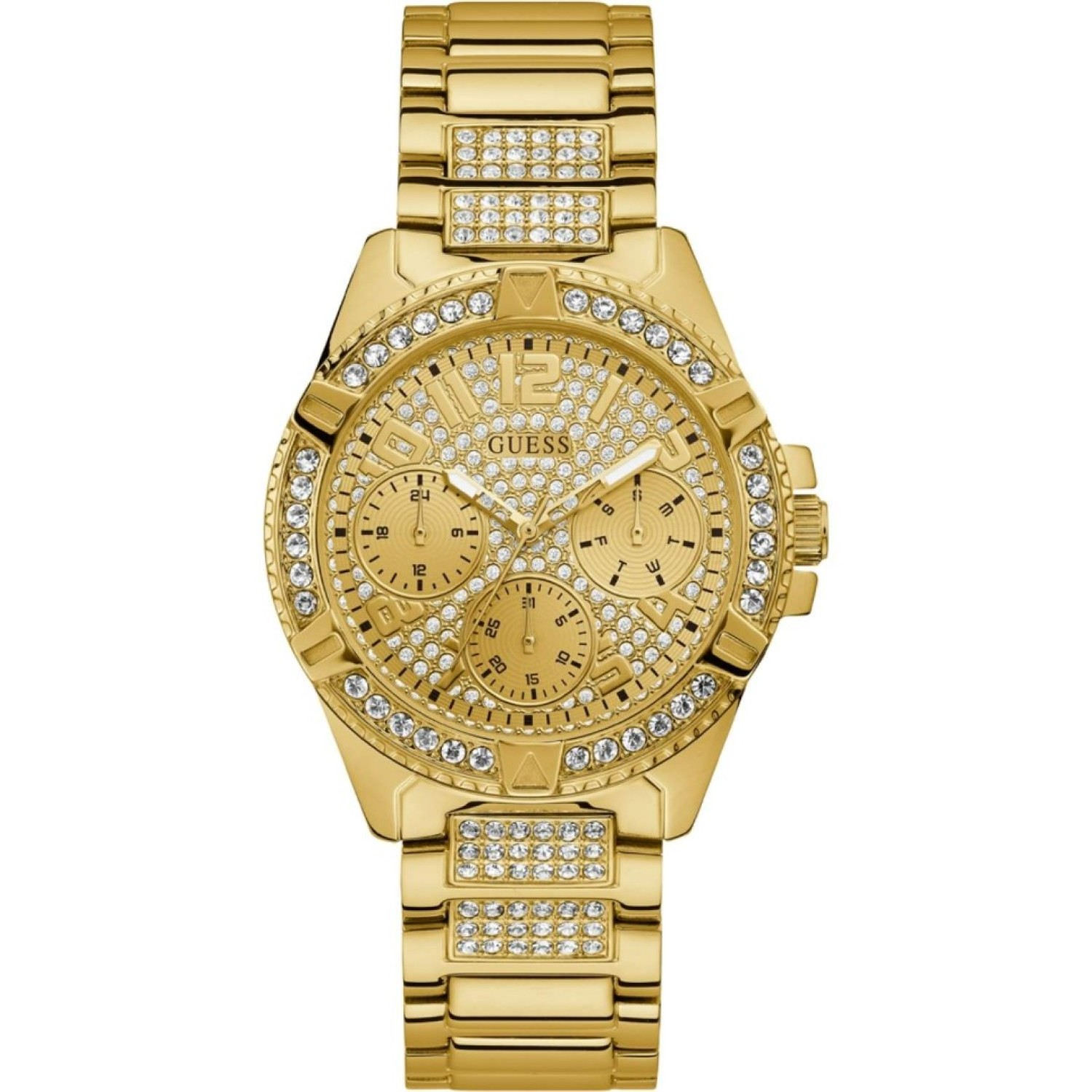 W1156L2 GUESS Ladies Frontier Gold Watch W1156L2