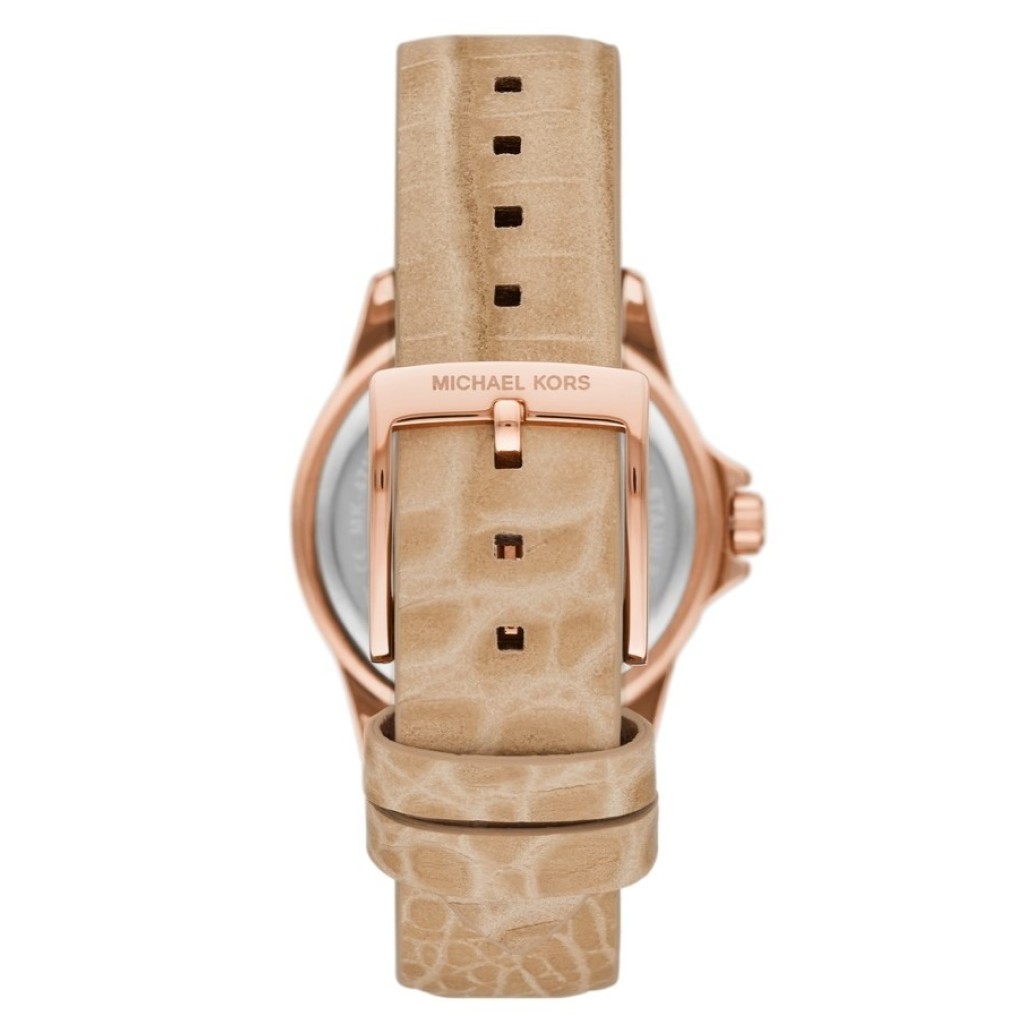 Michael kors on sale ladies leather watch
