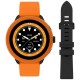 FTW4074SETR Fossil Gen 6 Wellness Edition Smartwatch Orange Silicone and Interchangeable Strap and Bumper Set FTW4075SETR