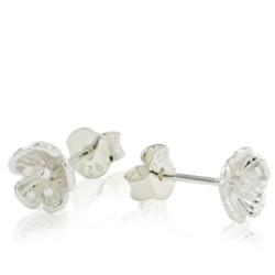 Evolve Silver Buttercup Stud Earrings Evolve Silver Buttercup Stud Earrings