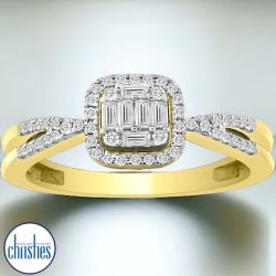 9ct Gold Diamond Engagement Ring DCRG0392