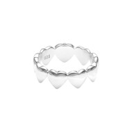 Band of Hearts Ring Onyx - JWL1063O Band of Hearts Ring Onyx - JWL1063O